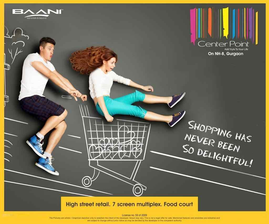 Enjoy premium shopping experience for retail shoppers at Baani Center Point in Gurgaon